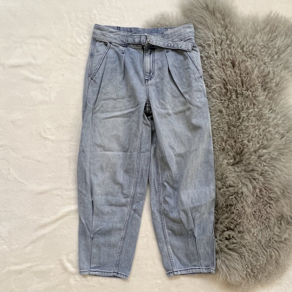 We The Free by Free People Belted Balloon Denim Pant